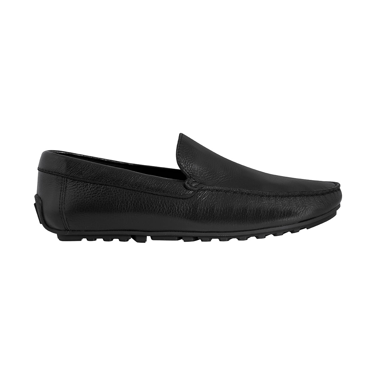 Mocasines Hombre Lisos Cuero Negro